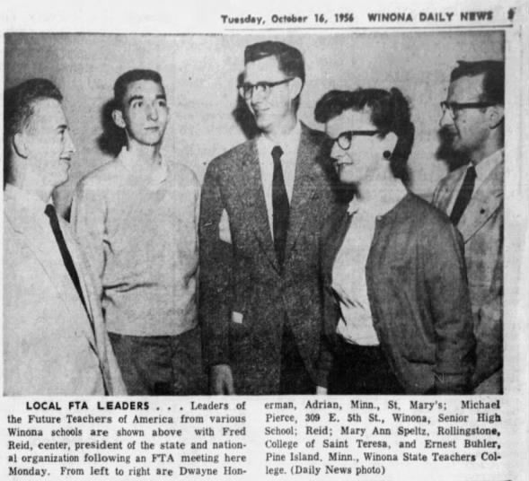 Clipping from The Winona Daily News